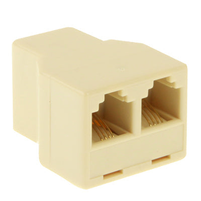 RJ11 Female to 2 Female Phone Splitter Eurekaonline