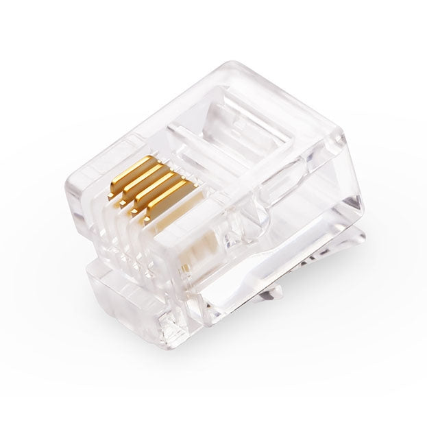 RJ11 Modular Plug Telephone Connector (1000pcs in one packaging, the price is for 1000pcs) Eurekaonline