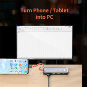ROCK TR03 8 In 1 Type-C / USB-C to HDMI Multifunctional Extension HUB Adapter (Grey) Eurekaonline