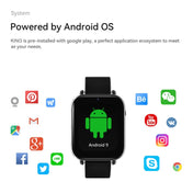 ROGBID KING 1.75 inch Screen 4G LTE Smart Watch Android 9.1OS 4GB+128GB(Black) Eurekaonline