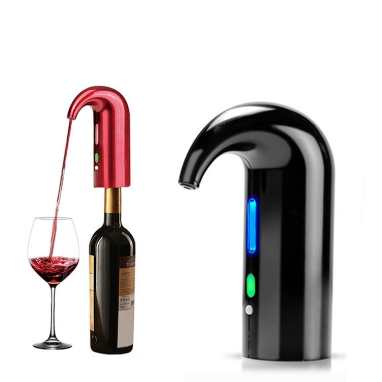 Red Wine USB Rechargeable Quick Decanter Intelligent Wine Decanter, Color:Black Eurekaonline