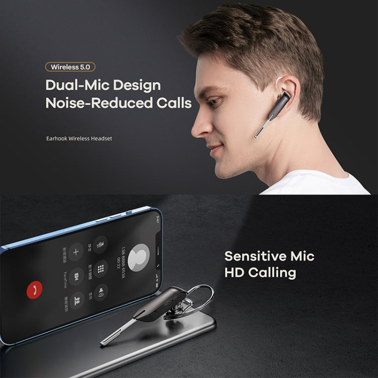 Remax RB-T38 Bluetooth 5.0 Earphone(Black) Eurekaonline