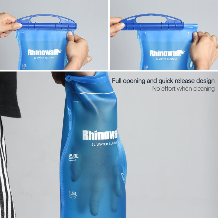 3L Full Opening Outdoor Drinking Water Bag Drinking Equipment, Colour: RK18103 blue 3L Eurekaonline