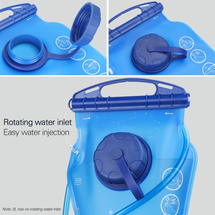 Rhinowalk Cycling Water Bag 2L/3L Full Opening Outdoor Drinking Water Bag Drinking Equipment, Colour: RK18103 blue 3L Eurekaonline