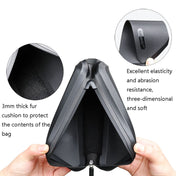 Rhinowalk K30 Waterproof Bicycle Top Tube Package Mountain Bike Hard Shell Front Beam Bag(Black) Eurekaonline