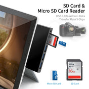 Rocketek SGO771 Type-C to USB2.0 / 3.5mm AUX / SD / TF HUB Adapter for Surface Pro GO Eurekaonline