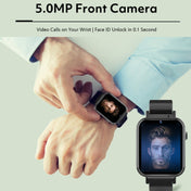 Rogbid Air 1.75 inch IPS Screen Smart Watch, Support Video Chat/SIM Card Calling, Memory:4GB+64GB(Black) Eurekaonline