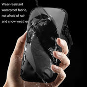 Running Mobile Phone Arm Bag Outdoor Equipment Wrist Bag(Black White) Eurekaonline