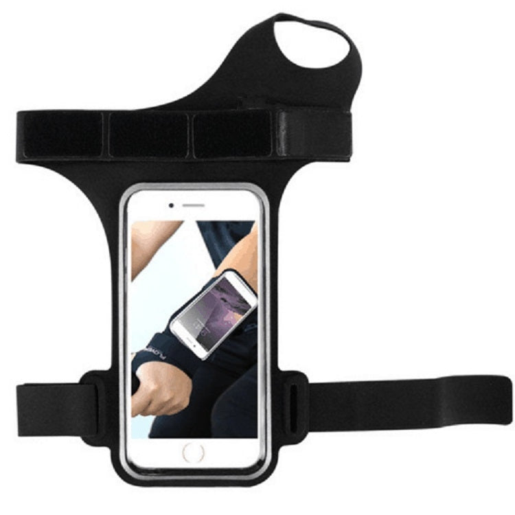 Running Sports Mobile Phone Wrist Bag, Specification:Under 5.5 inches(Black) Eurekaonline