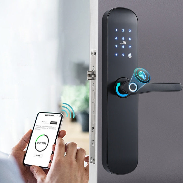 S011M Multi-functional Automatic Fingerprint Lock Hotel Apartment Intelligent Electronic Swipe Password Lock Eurekaonline