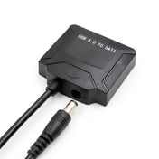 SATA To USB3.0 Easy Drive Cable External 2.5 / 3.5 Inch Hard Drive Adapter Cable(Black) Eurekaonline