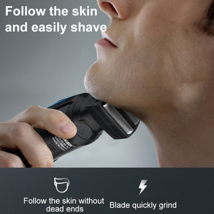 SHINON SH-1831 Multifunctional Electric Shaver Haircut Nose Hair Trimmer (Black) Eurekaonline