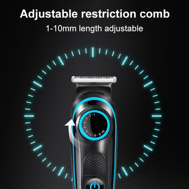 SHINON SH-1831 Multifunctional Electric Shaver Haircut Nose Hair Trimmer (Black) Eurekaonline