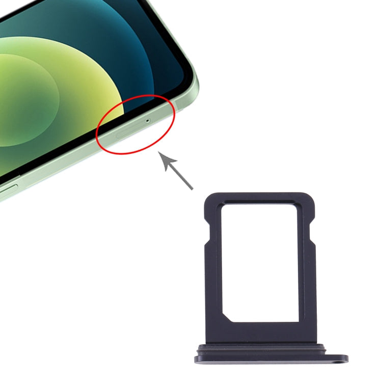 SIM Card Tray for iPhone 12(Black) Eurekaonline