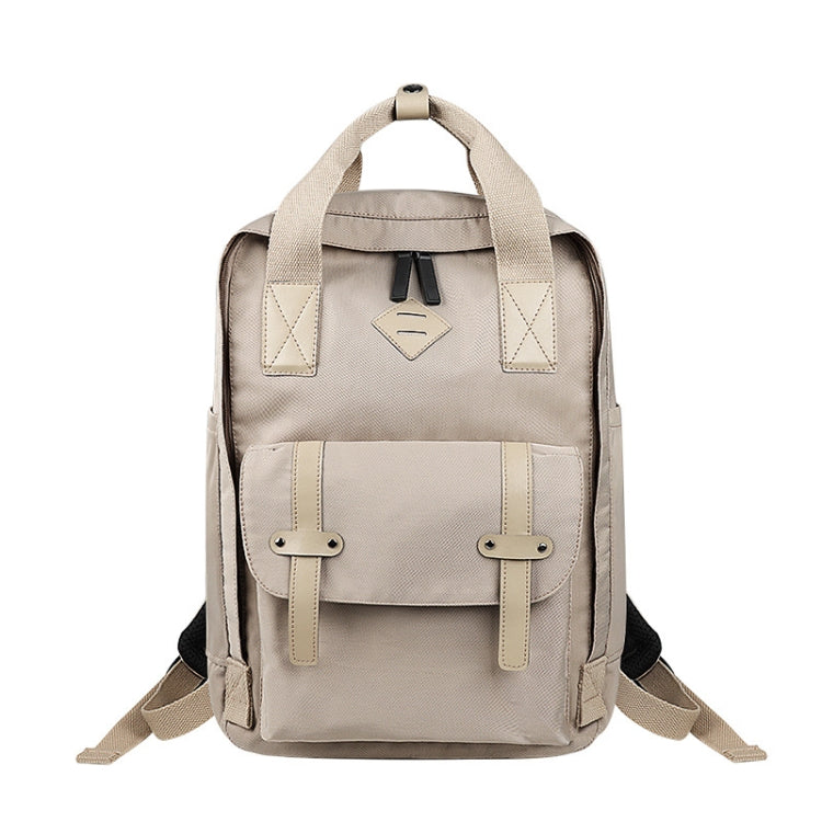 SJ05 Multifunctional Waterproof Laptop Bag, Size: 13 inch-15.6 inch(Khaki) Eurekaonline