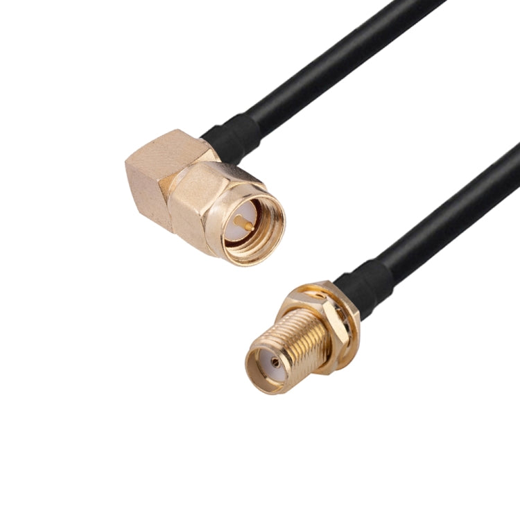 SMA Male Elbow to SMA Female RG174 RF Coaxial Adapter Cable, Length: 15cm Eurekaonline