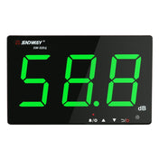 SNDWAY Wall-mounted 30~130dB Large Screen Digital Display Noise Decibel Monitoring Testers, Specification:SW525G with Storage + USB Green Eurekaonline