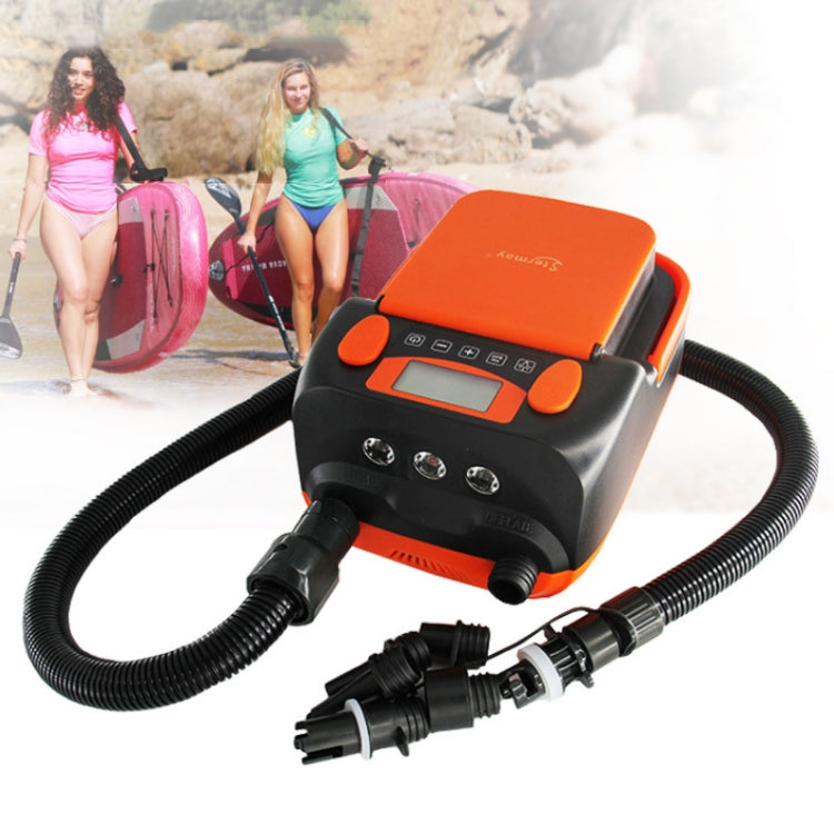 STERMAY SUP Paddle Board 16PSI LCD Display Rubber Boat Air Pump(EU Plug) Eurekaonline