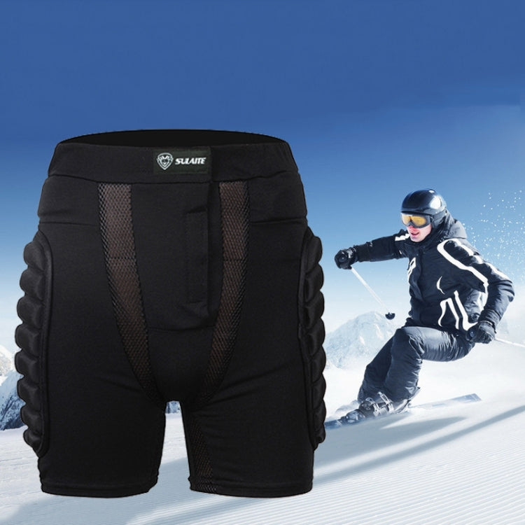 SULAITE GT-305 Roller Skating Skiing Diaper Pants Outdoor Riding Sports Diaper Pad, Size: S(Black) Eurekaonline