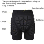 SULAITE GT-305 Roller Skating Skiing Diaper Pants Outdoor Riding Sports Diaper Pad, Size: XS(Black) Eurekaonline