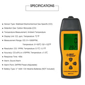 Smart Sensor AS8700A Handheld Carbon Monoxide Meter High Precision Digital CO Leak Detector Analyzer,  Sound  Light Alarm, Range: 0-1000ppm Eurekaonline