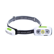 Smart Sensor Outdoor USB Headlight LED Portable Strong Light Night Running Headlight, Colour: White 5W 140LM Eurekaonline