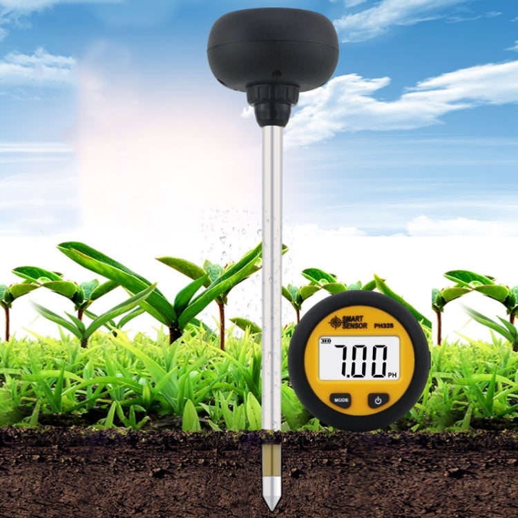 Smart Sensor PH328 Soil Acidity Meter Fertilizer Nutrient Humidity Detector Eurekaonline