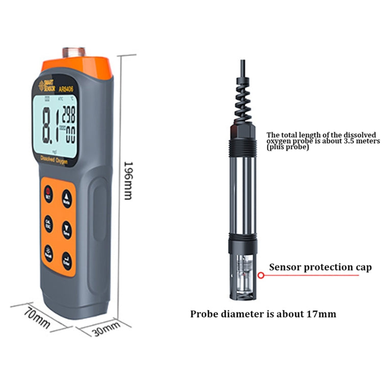 SmartSensor AR8406 Portable Dissolved Oxygen Analyzer Dissolved Eurekaonline