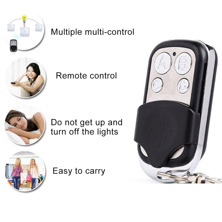 Sonoff Smart 433MHz Wireless 4 Buttons Metal Remote Controller, Remote Control Distance: 20-30m Eurekaonline