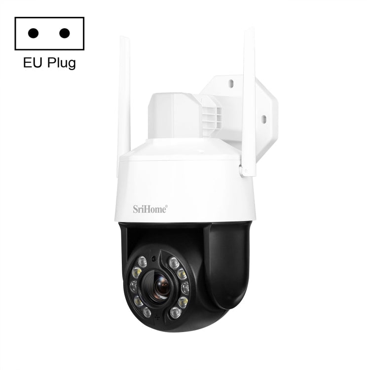 5G WiFi Waterproof AI Auto Tracking H.265 Video Surveillance, Plug Type:EU Plug(White) Eurekaonline