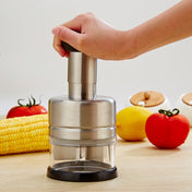 Stainless Steel Vegetable Cutter Kitchen Gadgets Onion Press Garlic Press Eurekaonline