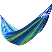 Stripe Outdoor Canvas Hammock Dual People Widening Swing Bed, Size: 190cm x 150cm Eurekaonline