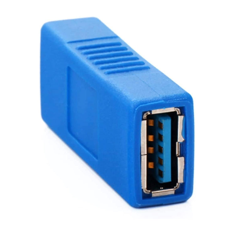 Super Speed USB 3.0 AF to AF Cable Adapter (Blue) Eurekaonline