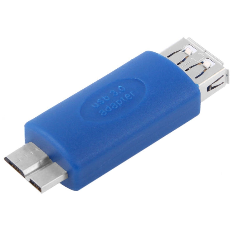 Super Speed USB 3.0 AF to USB 3.0 Micro-B Male Adapter(Blue) Eurekaonline