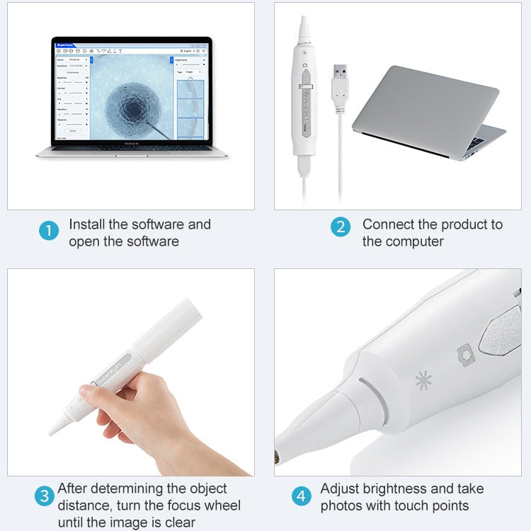 Supereyes Y008 Ear Nose Mouth Wireless Digital Electronic Endoscope Eurekaonline
