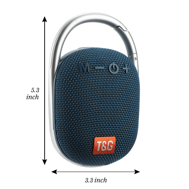 T&G TG321 TWS Portable Wireless Outdoor Mini Speaker with LED Light(Red) Eurekaonline