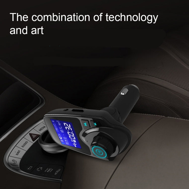 T11 Bluetooth FM Transmitter Car MP3 Player with LED Display, Support Double USB Charge & Handsfree & TF Card & U Disk Music Play Function Eurekaonline