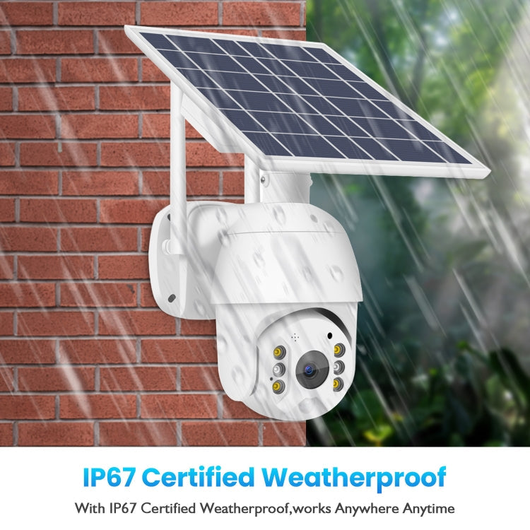 T16 1080P Full HD 4G (EU Version) Network Monitoring Solar Powered Camera, Support PIR + Radar Alarm, Night Vision, Two Way Audio, TF Card Eurekaonline