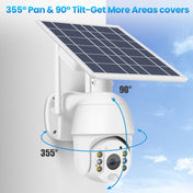 T16 1080P Full HD 4G (US Version) Network Monitoring Solar Powered Camera, Support PIR + Radar Alarm, Night Vision, Two Way Audio, TF Card Eurekaonline