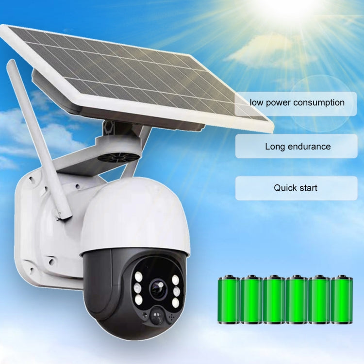 T23 2288 x 1288P Full HD Solar Powered WiFi Camera, Support PIR Alarm, Night Vision, Two Way Audio, TF Card, Not Include Battery Eurekaonline
