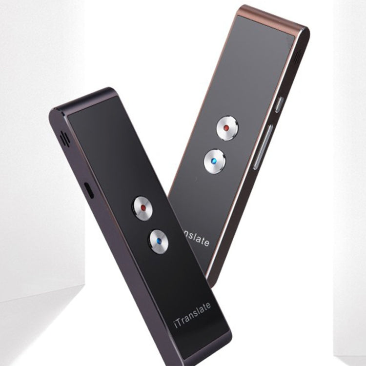 T8 Handheld Pocket Smart Voice Translator Real Time Speech Translation Translator with Dual Mic, Support 33 Languages(Gold) Eurekaonline