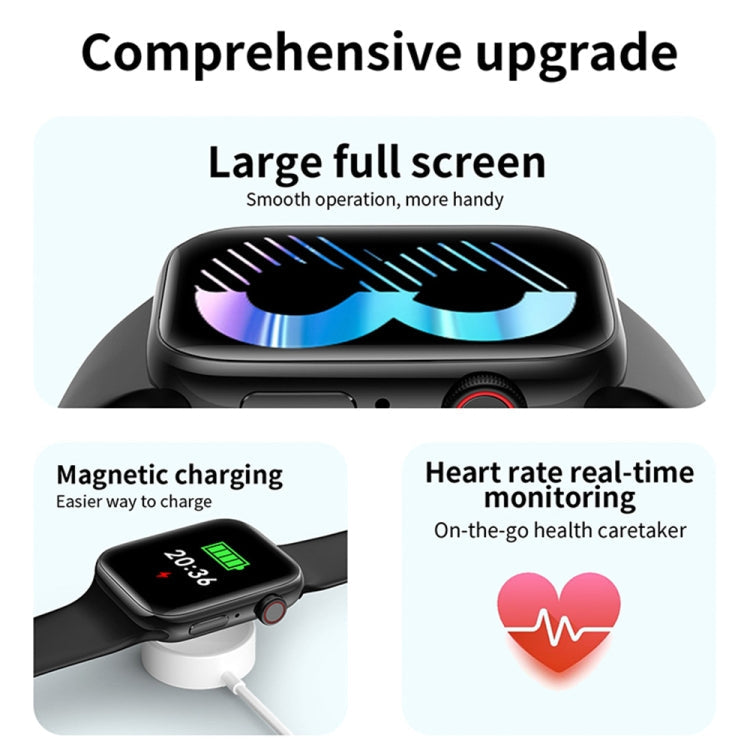 T900 PRO MAX L BIG 1.92 inch Large Screen Waterproof Smart Watch, Support Heart Rate / Blood Pressure / Oxygen / Multiple Sports Modes (Dark Blue) Eurekaonline
