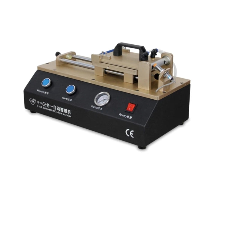TBK-765 3 in1 Automatic OCA Laminating Machine LCD Touch Screen Air Compressor Machine Built-in Vacuum Pump Eurekaonline