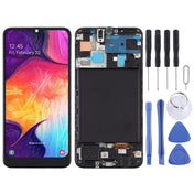 TFT LCD Screen for Samsung Galaxy A50 Digitizer Full Assembly with Frame (Not Supporting Fingerprint Identification)(Black) Eurekaonline