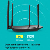 TP-LINK  TL-WDR5620  AC1200 5G/2.4G Dual-Band Gigabit Wireless Router,CN Plug With 1m Network Cable Eurekaonline