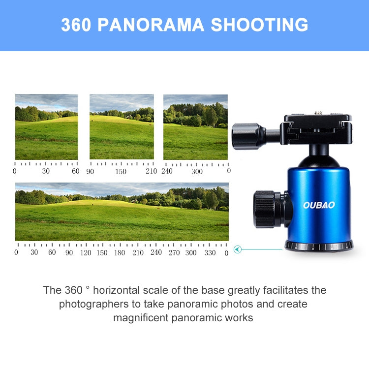TRIOPO Oubao C-608S Adjustable Portable Carbon Fiber Tripod with Ball Head for SLR Camera Eurekaonline