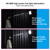 TRIOPO TTV-600 36+36W 5500-3200K 600 LEDs Flat Fill Light with Remote Control & Display Eurekaonline