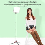 TRIOPO TTV-600 36+36W 5500-3200K 600 LEDs Flat Fill Light with Remote Control & Display Eurekaonline
