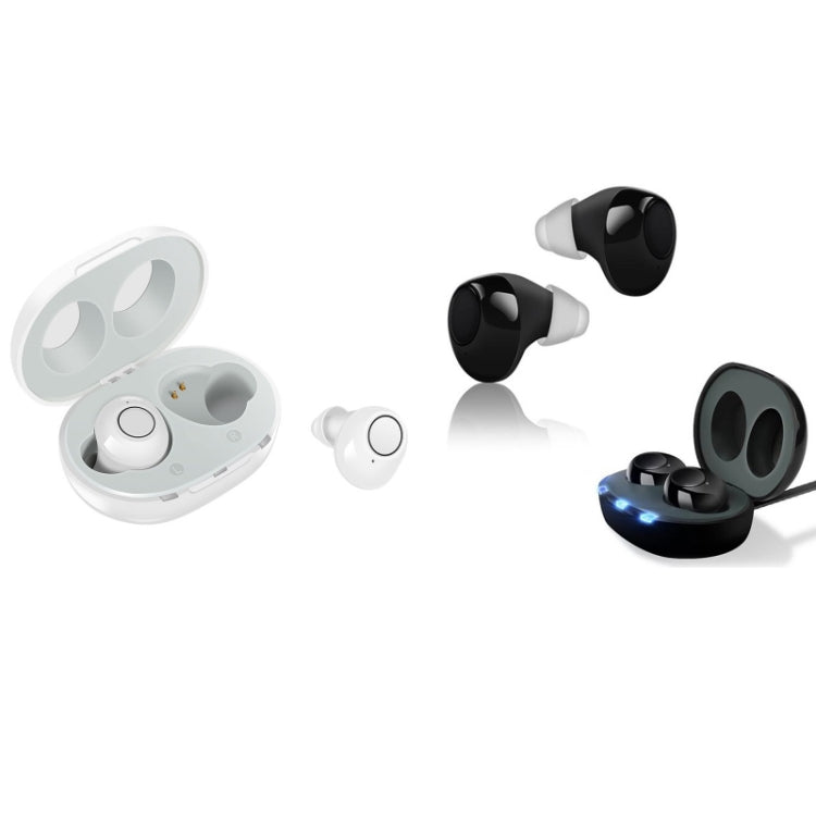TWS In-Ear Sound Amplifier For Elderly Hearing Aid Headphones(Black) Eurekaonline