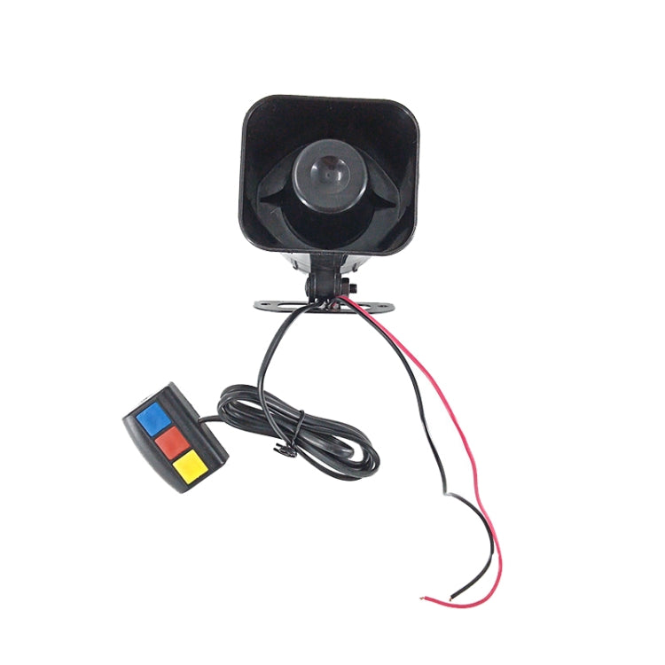 Three Voice Square Alarm Speaker 12V 30W Car Motorcycle Speaker Eurekaonline